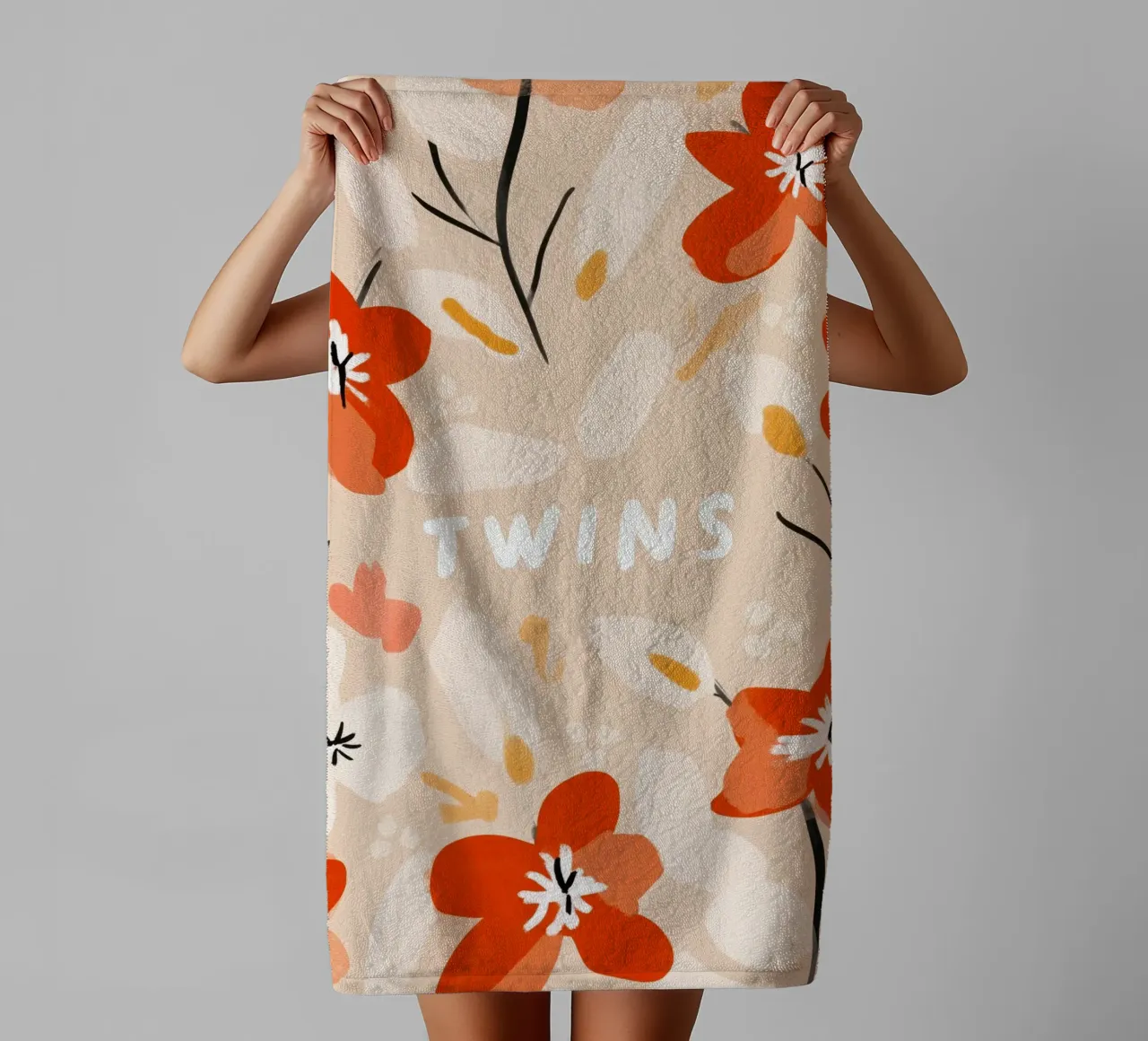 Twins No 5 asciugamano da bagno da treechild