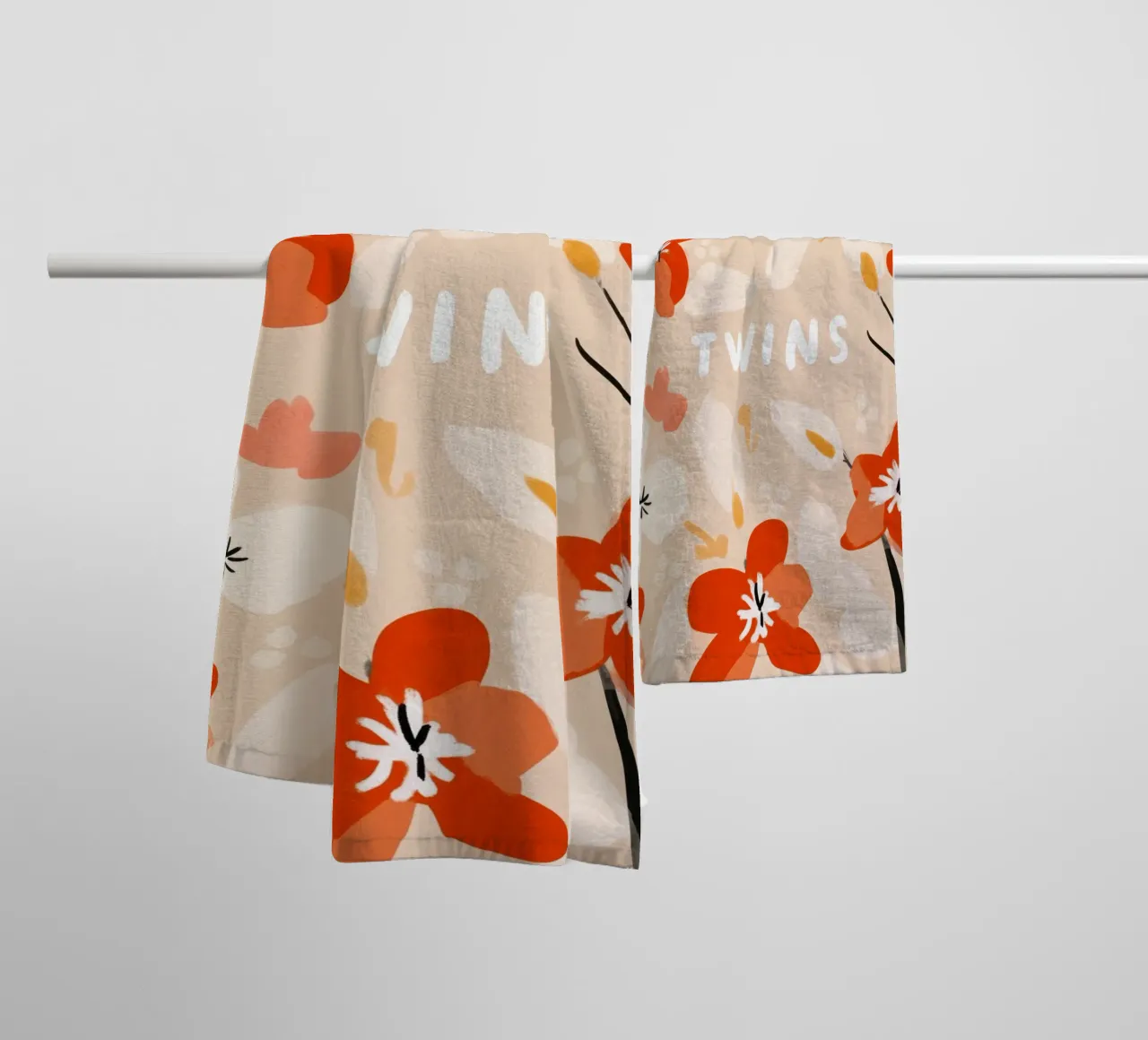 Twins No 5 asciugamano da bagno da treechild
