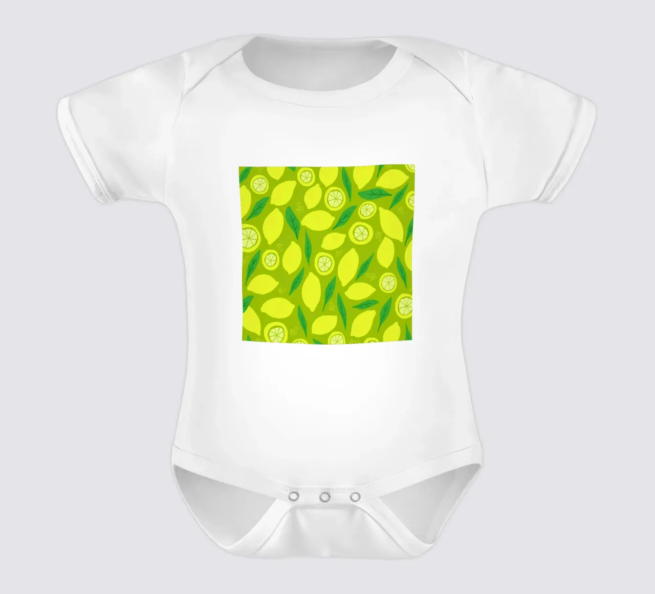 Lemonade body neonato maniche corte da Leah Flores