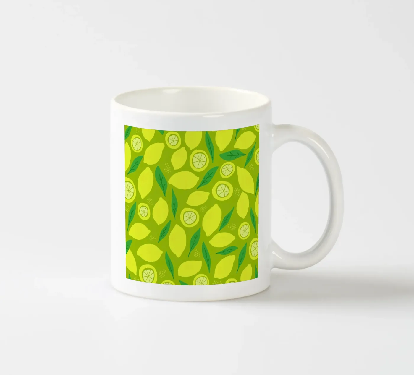 Lemonade ceramic mug by Leah Flores