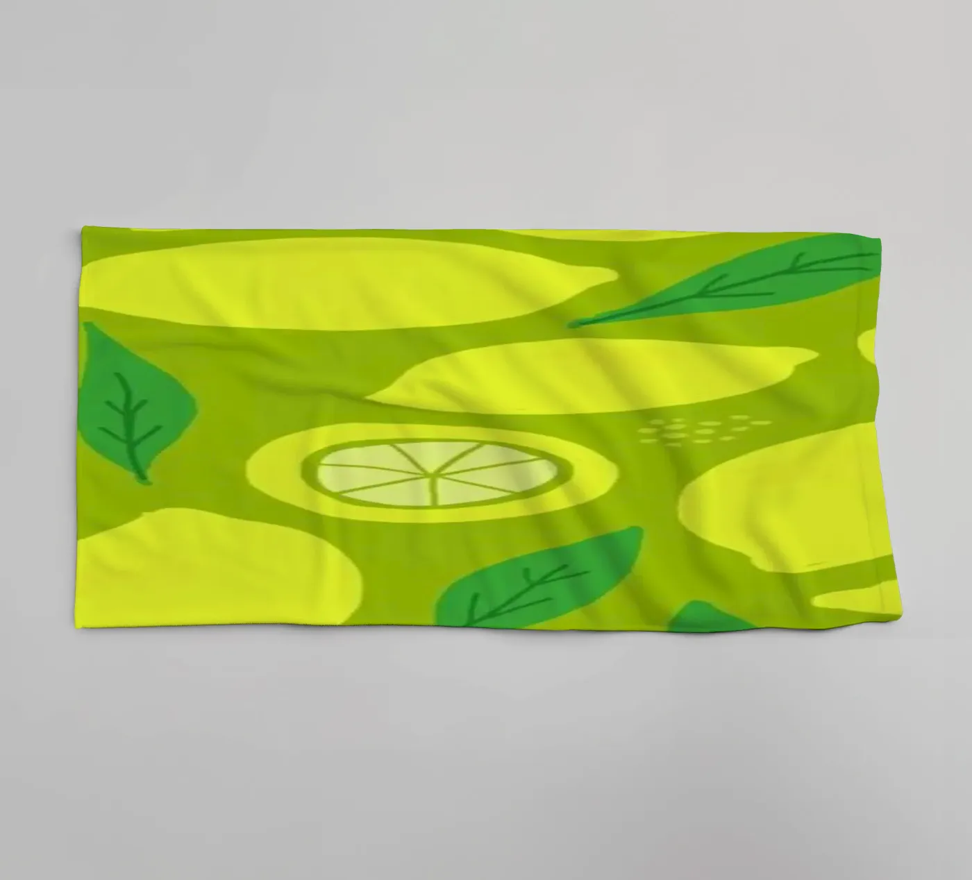 Lemonade towel by Leah Flores