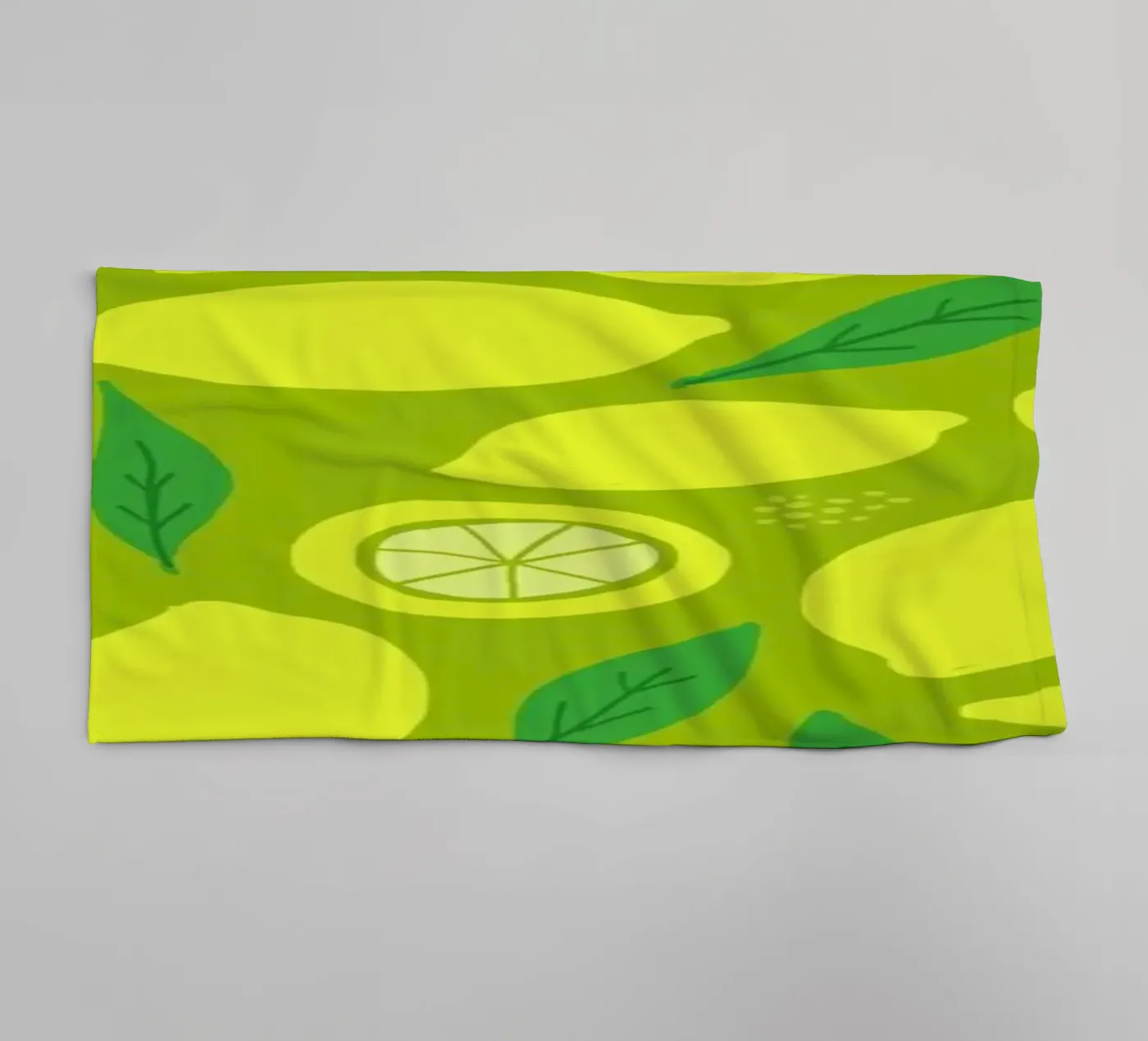 Lemonade towel by Leah Flores