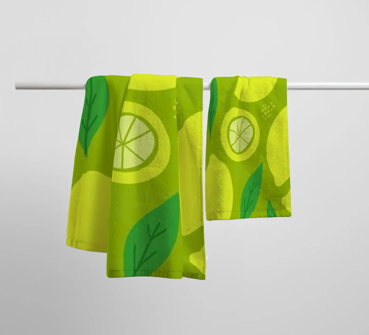 Lemonade towel by Leah Flores