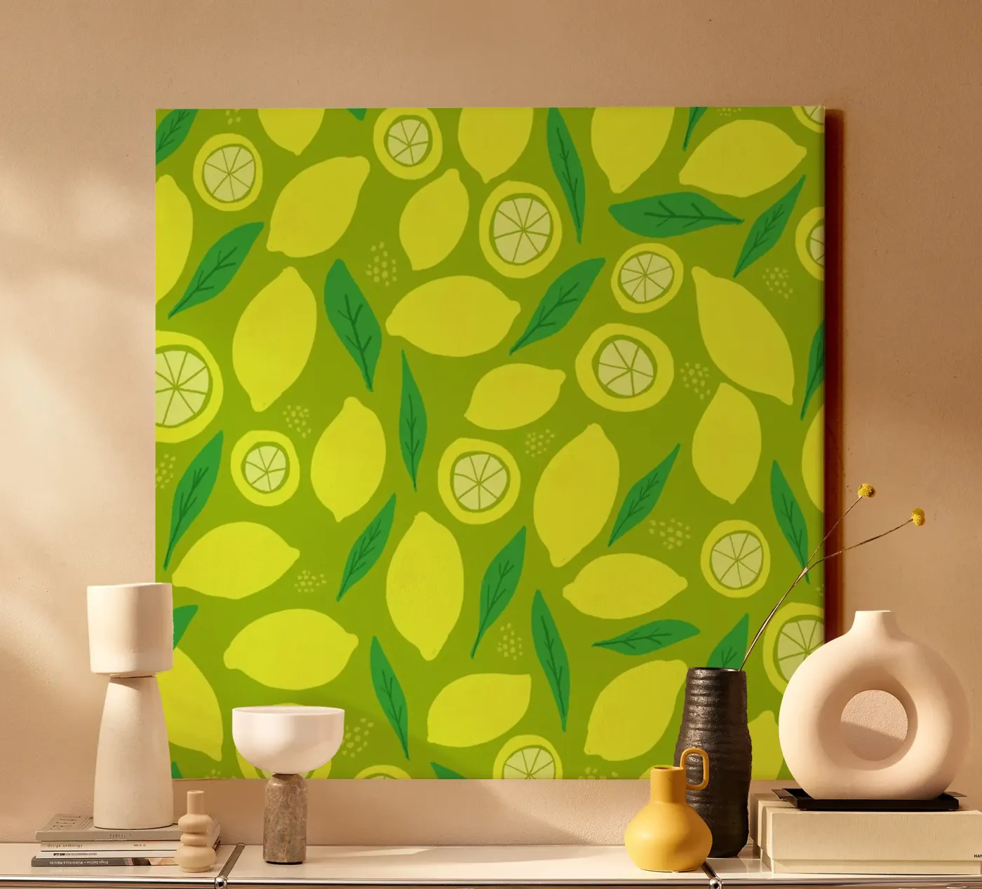 Lemonade canvas by Leah Flores
