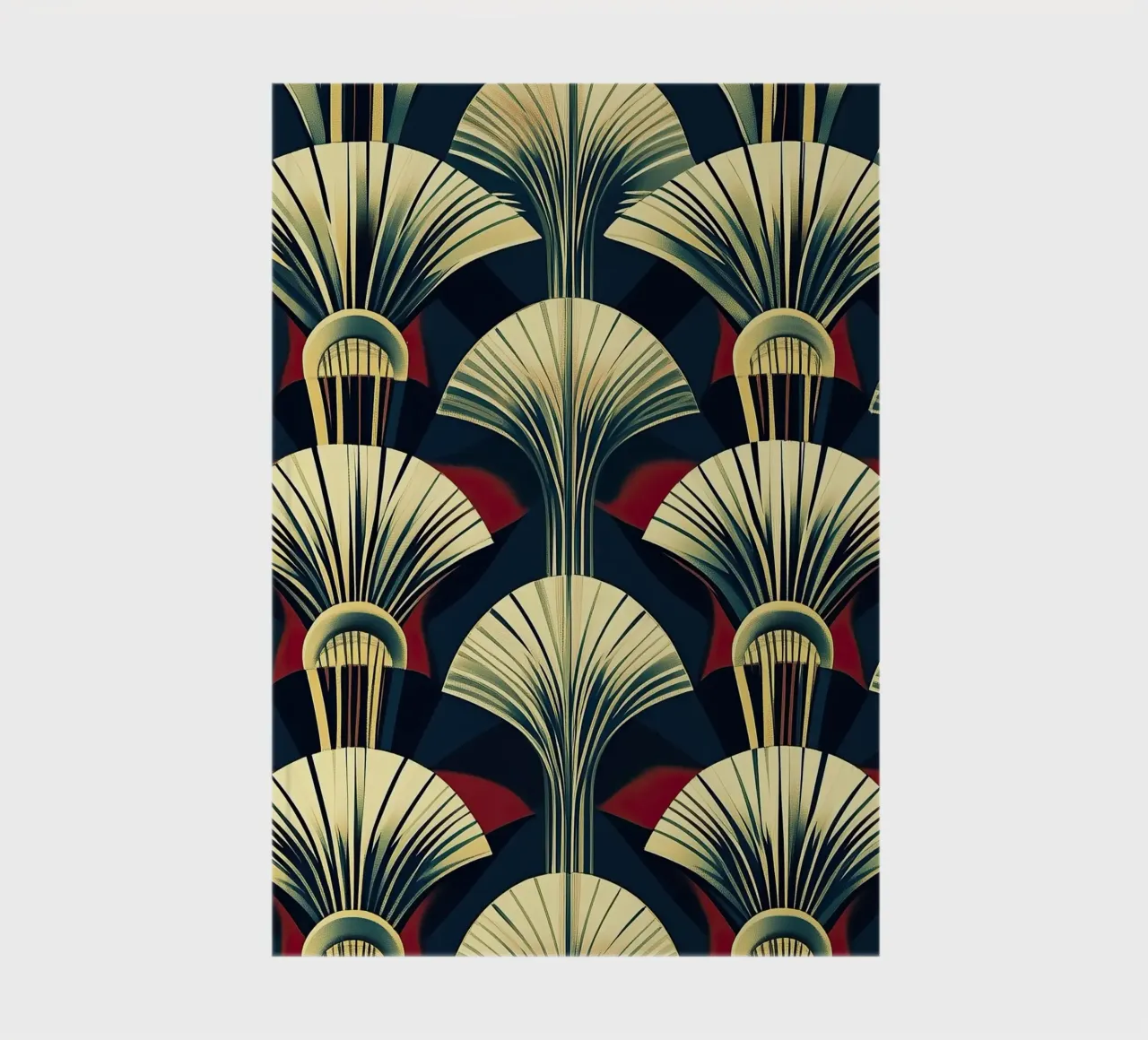 Art Deco notebook by Nikis Art Studio