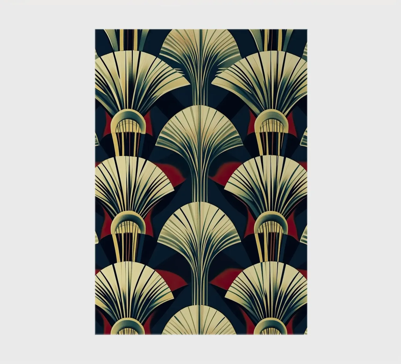 Art Deco notebook by Nikis Art Studio
