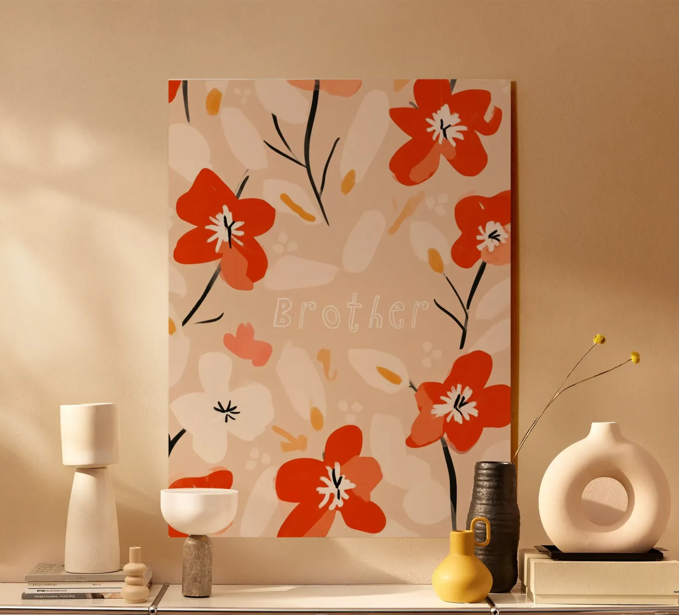 Brother (White Text) plexiglass da treechild