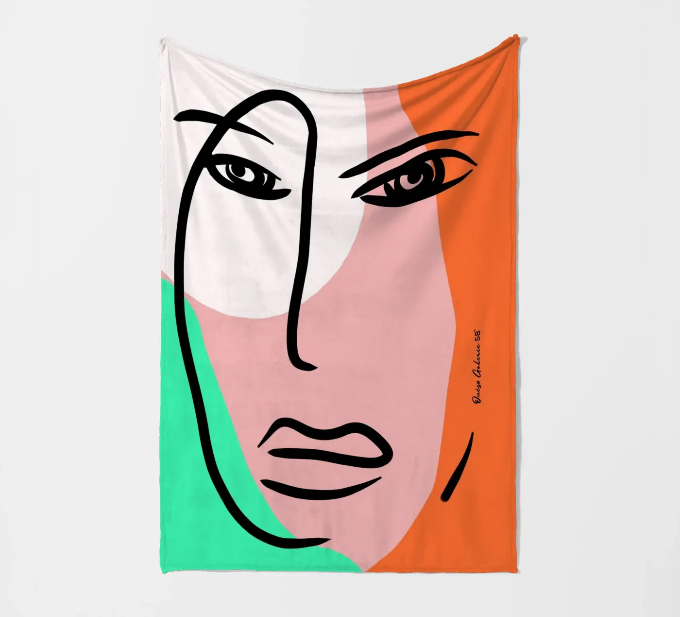 Shape Mosaic Fleecedecke von Mike Leymi