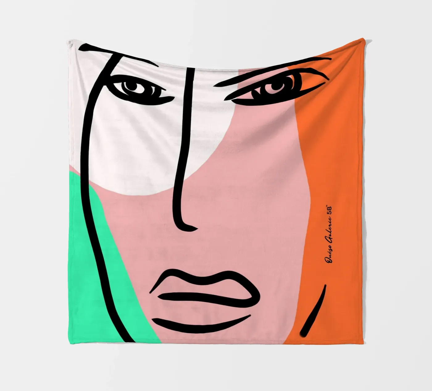 Shape Mosaic Fleecedecke von Mike Leymi