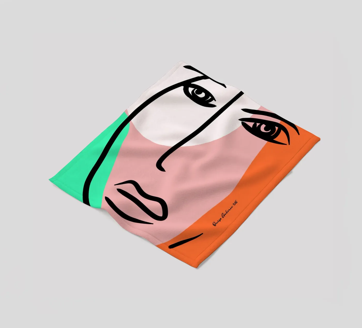 Shape Mosaic Fleecedecke von Mike Leymi