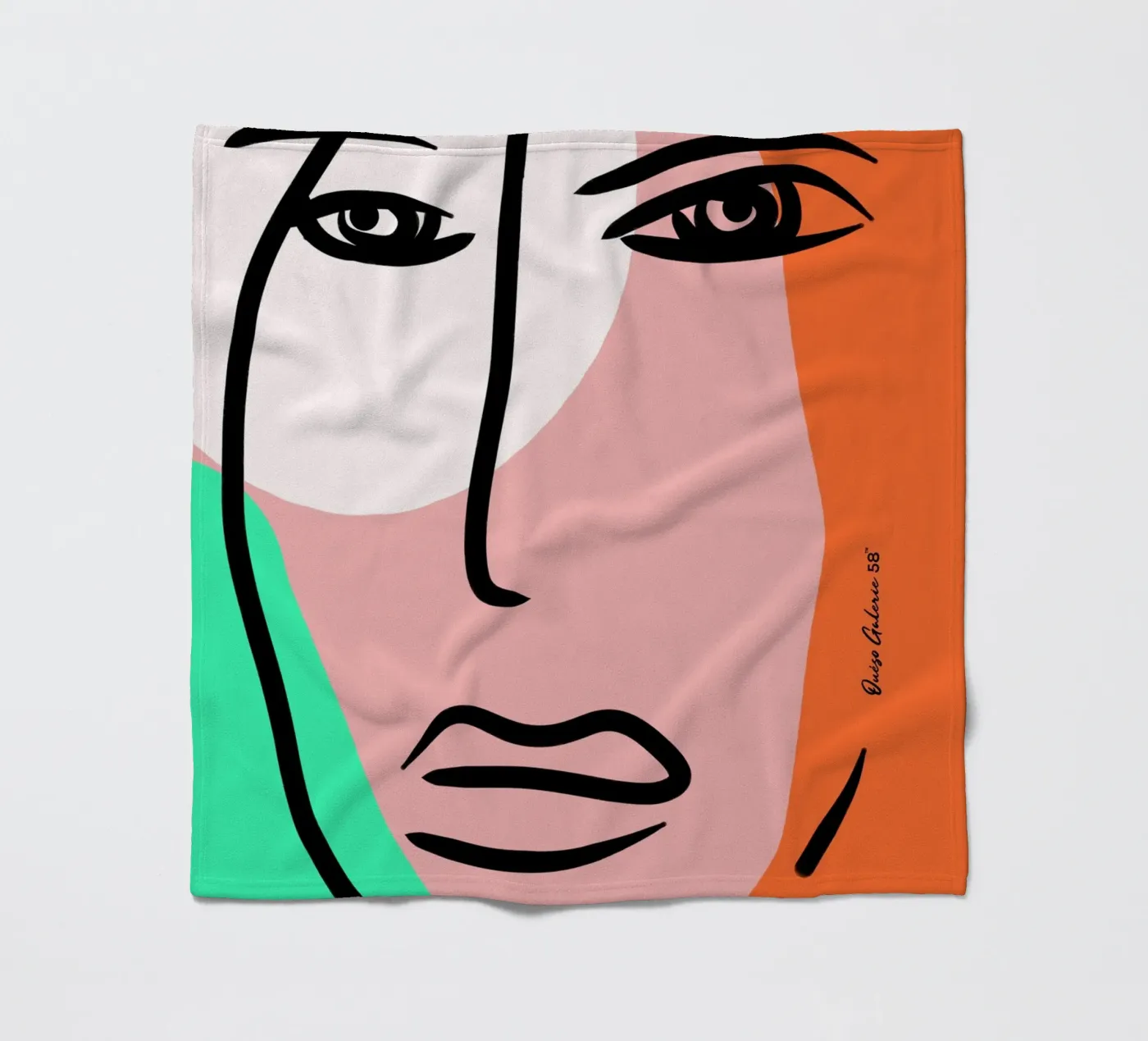 Shape Mosaic Fleecedecke von Mike Leymi