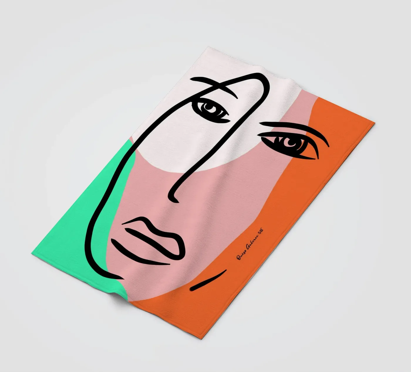 Shape Mosaic Fleecedecke von Mike Leymi