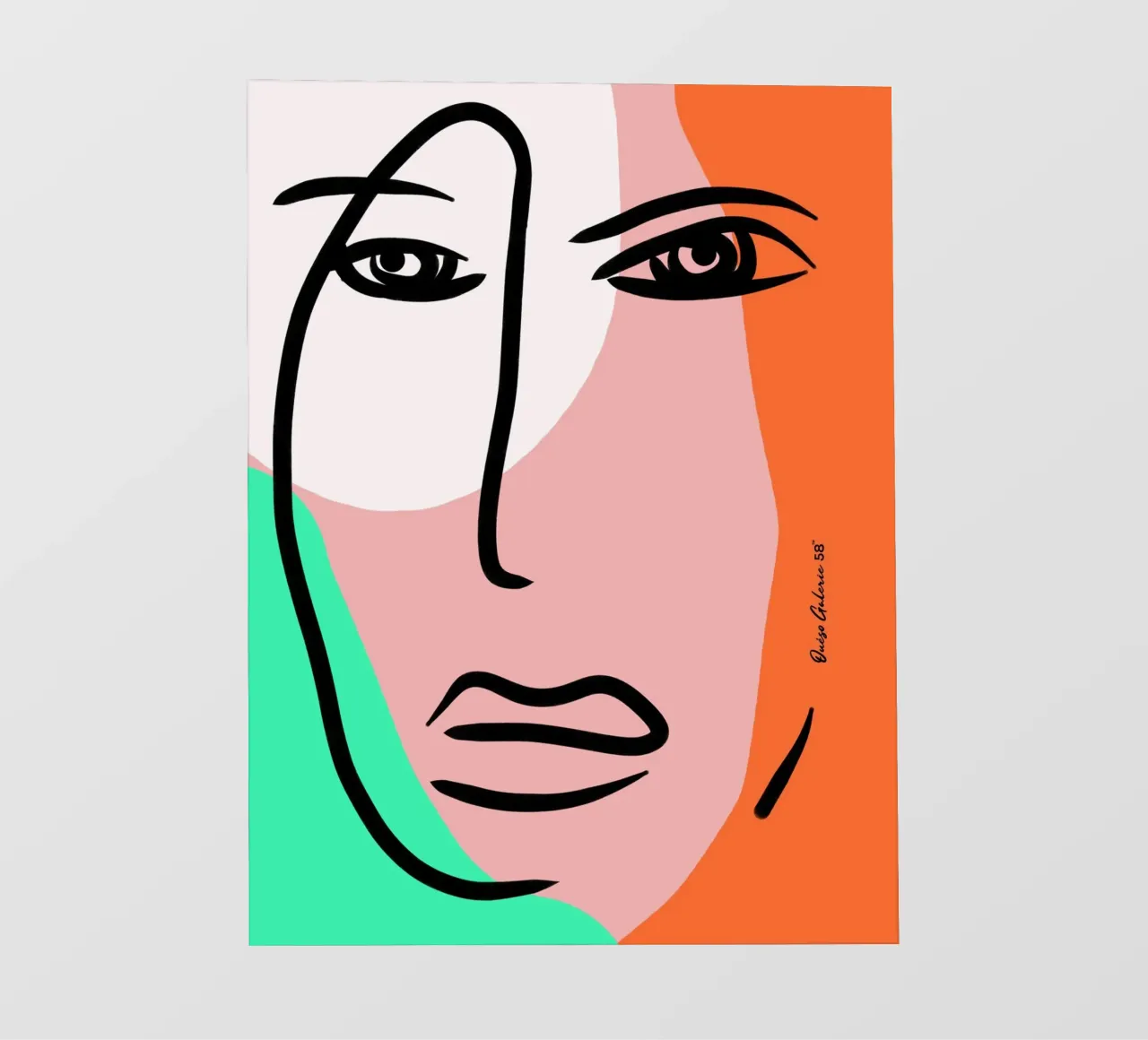 Shape Mosaic telo in pvc da Mike Leymi