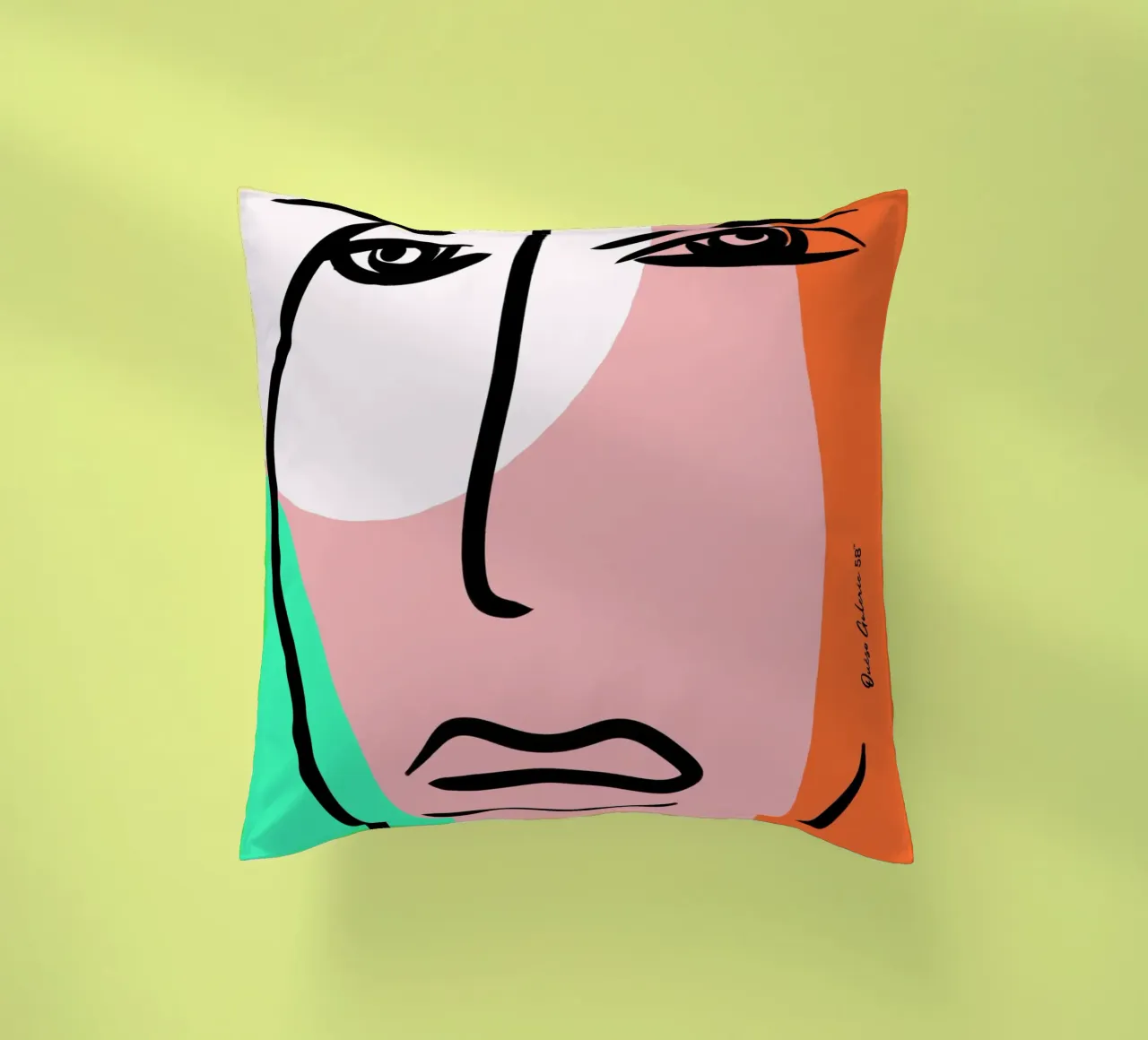 Shape Mosaic cuscino da Mike Leymi