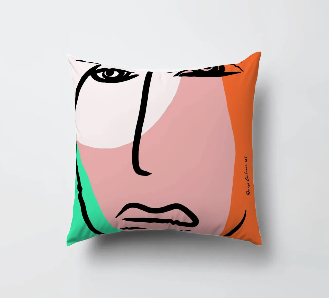 Shape Mosaic cuscino da Mike Leymi