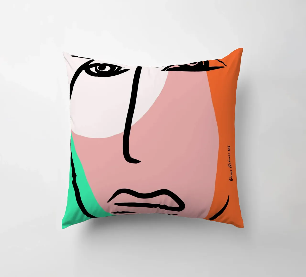 Shape Mosaic cuscino da Mike Leymi