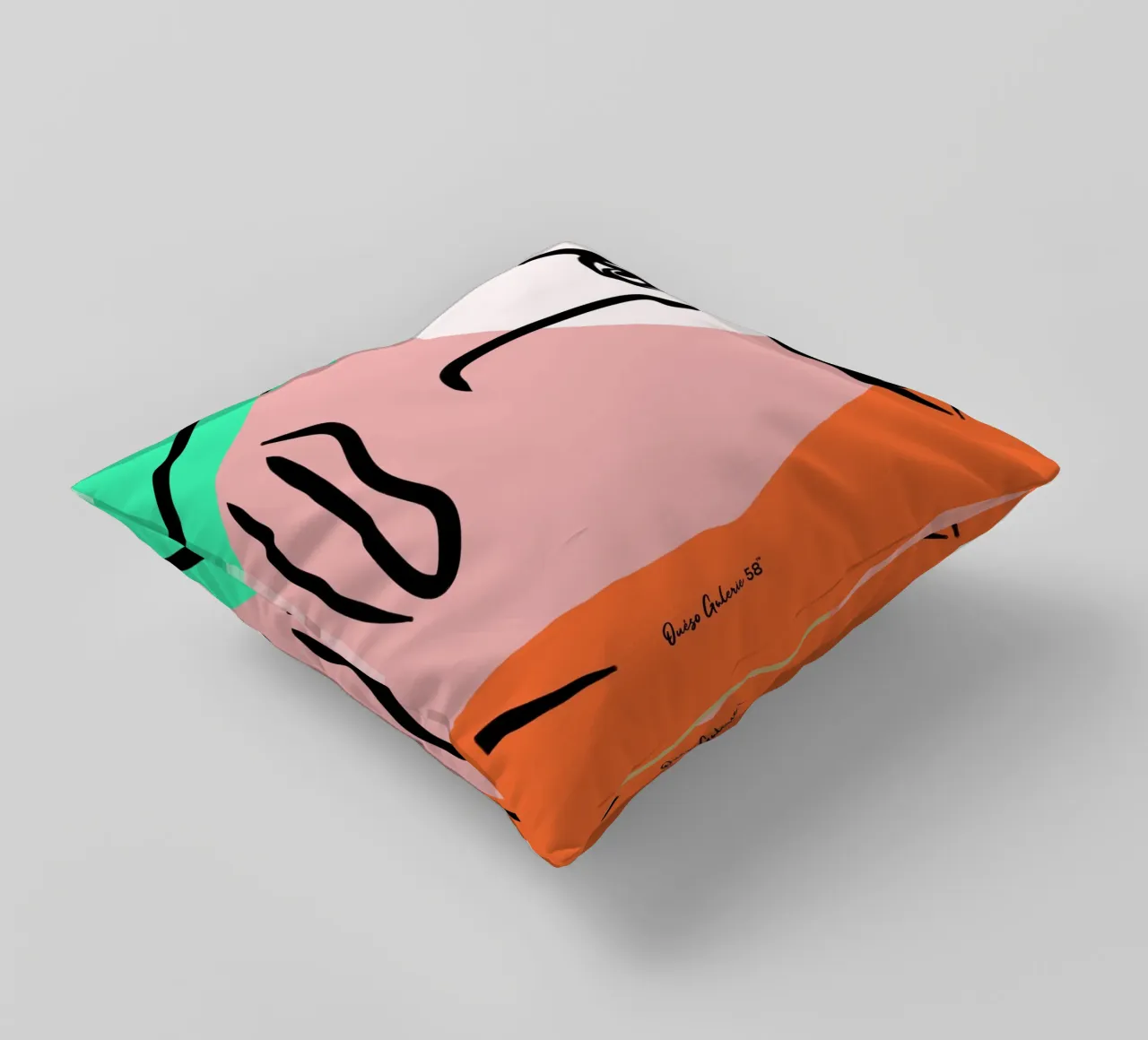 Shape Mosaic cuscino da Mike Leymi