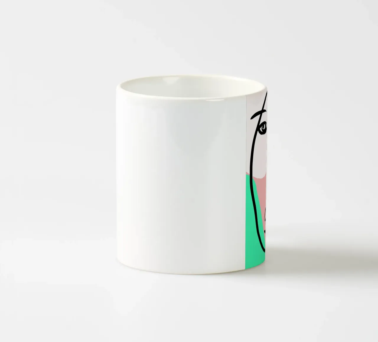 Shape Mosaic tazza in ceramica da Mike Leymi