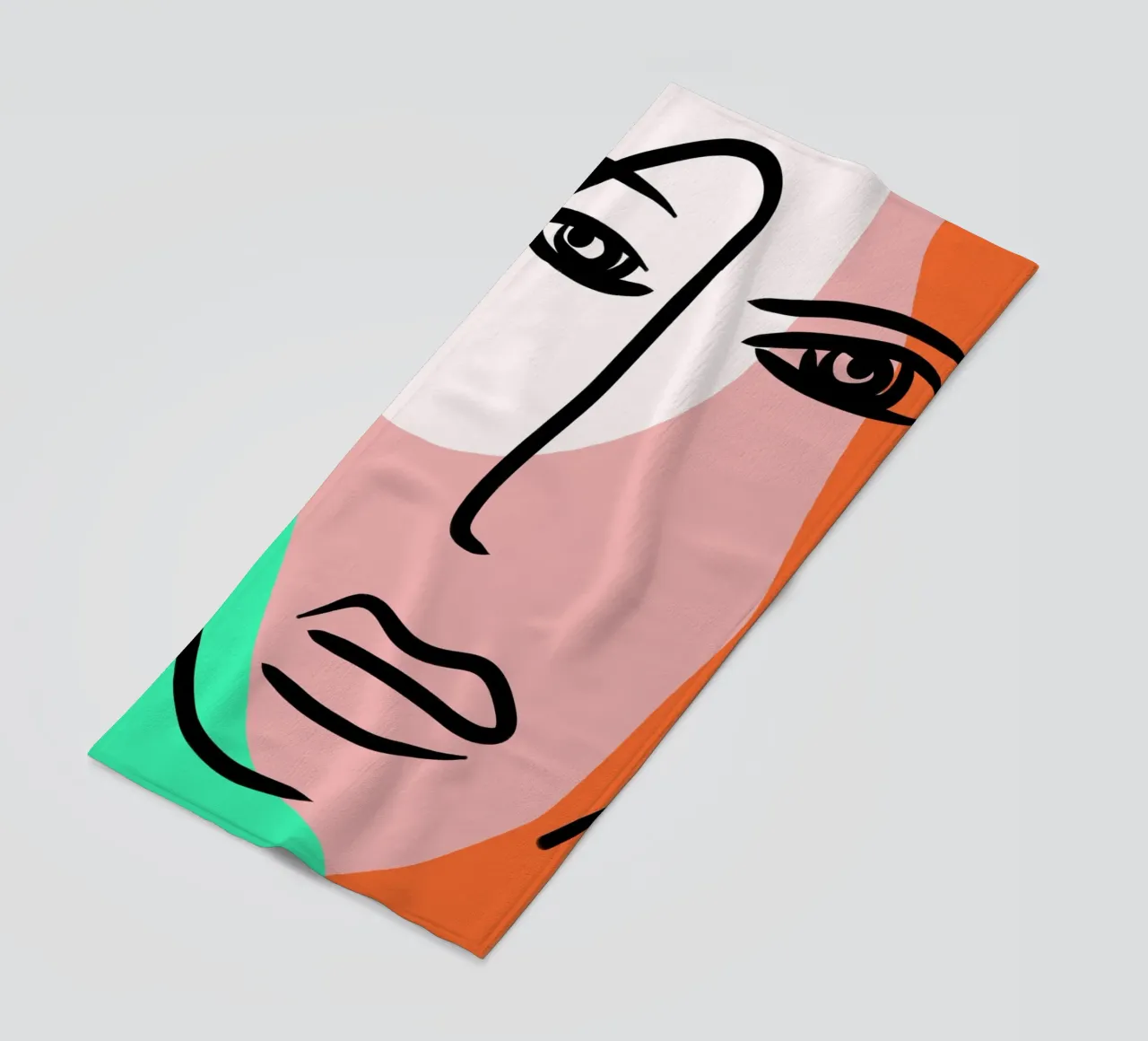 Shape Mosaic telo mare da Mike Leymi