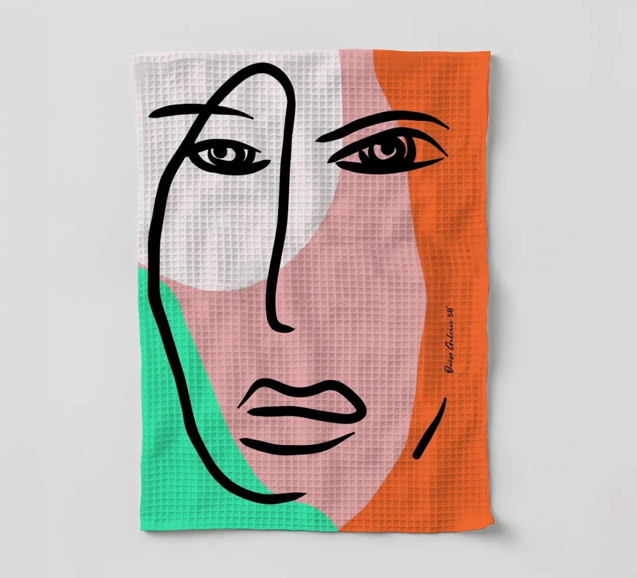 Shape Mosaic canovaccio da cucina da Mike Leymi