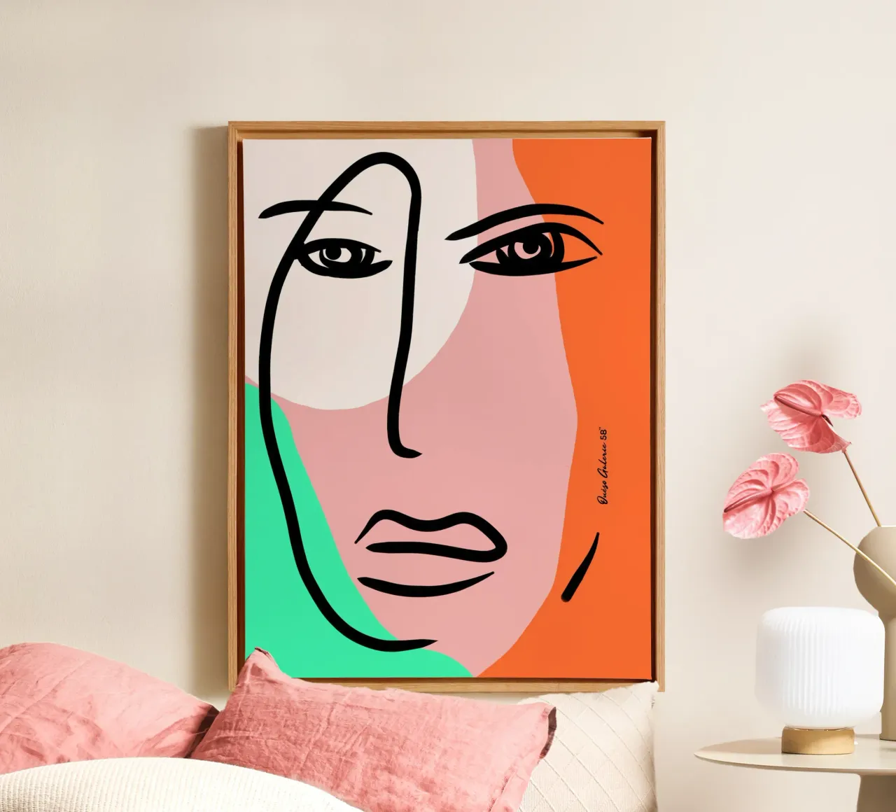 Shape Mosaic tela da Mike Leymi