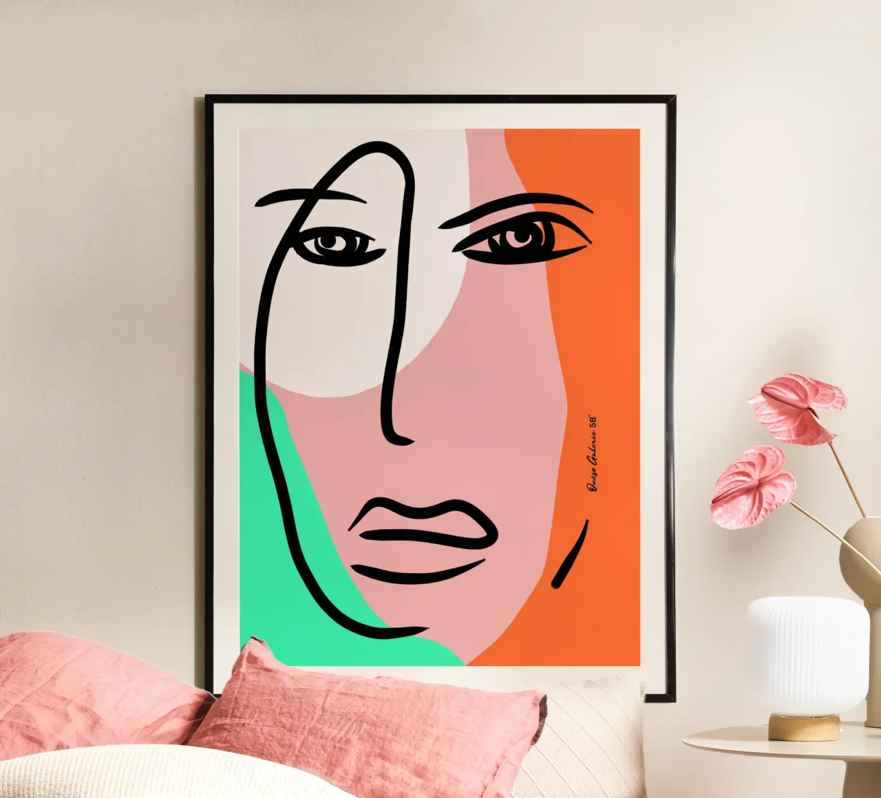 Shape Mosaic Poster von Mike Leymi