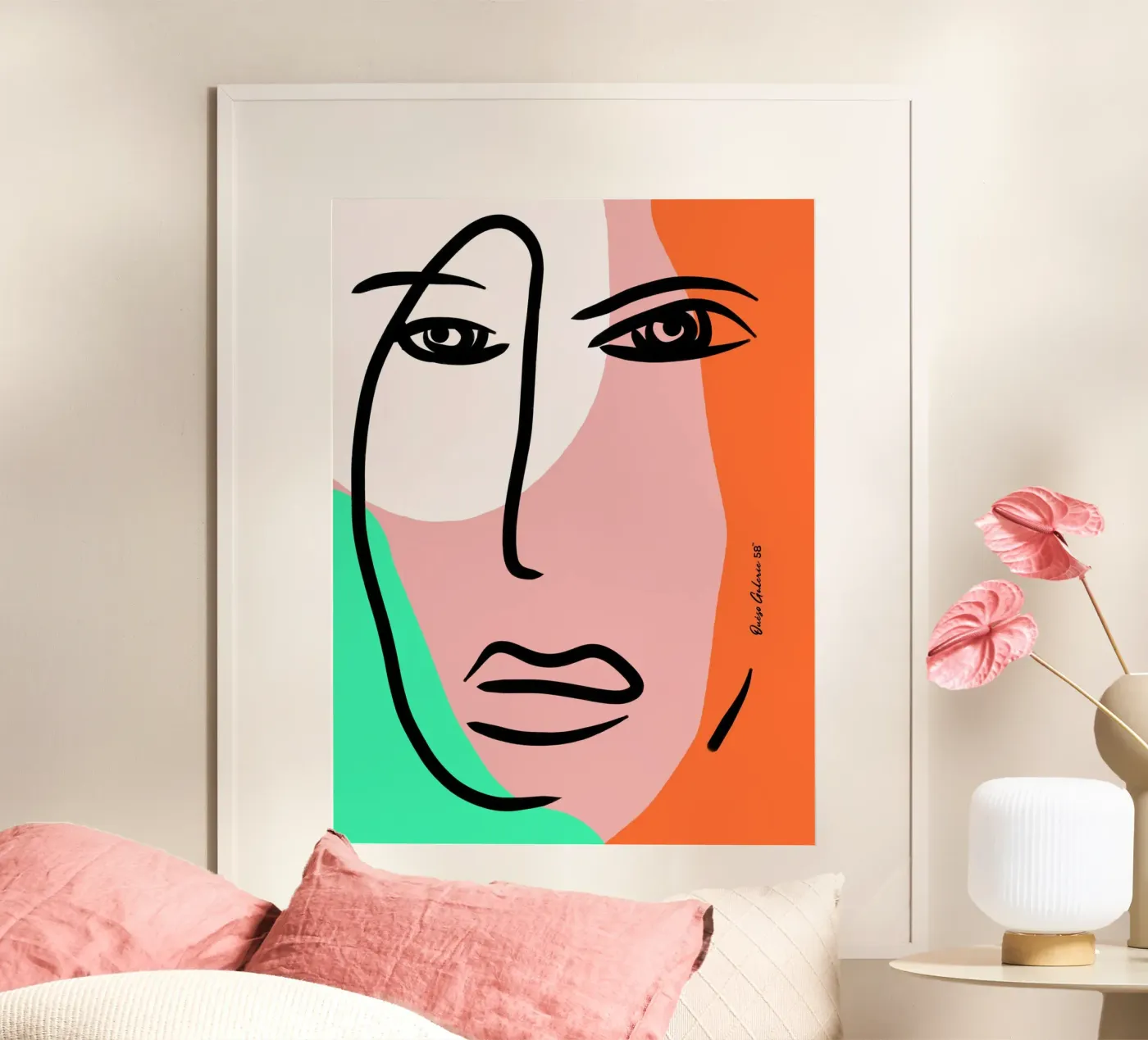 Shape Mosaic Poster von Mike Leymi