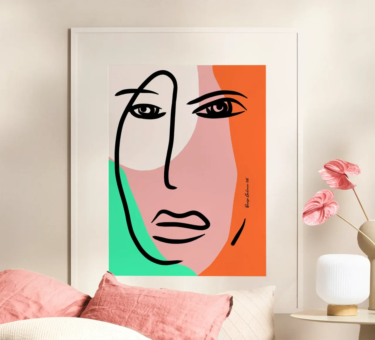 Shape Mosaic Poster von Mike Leymi