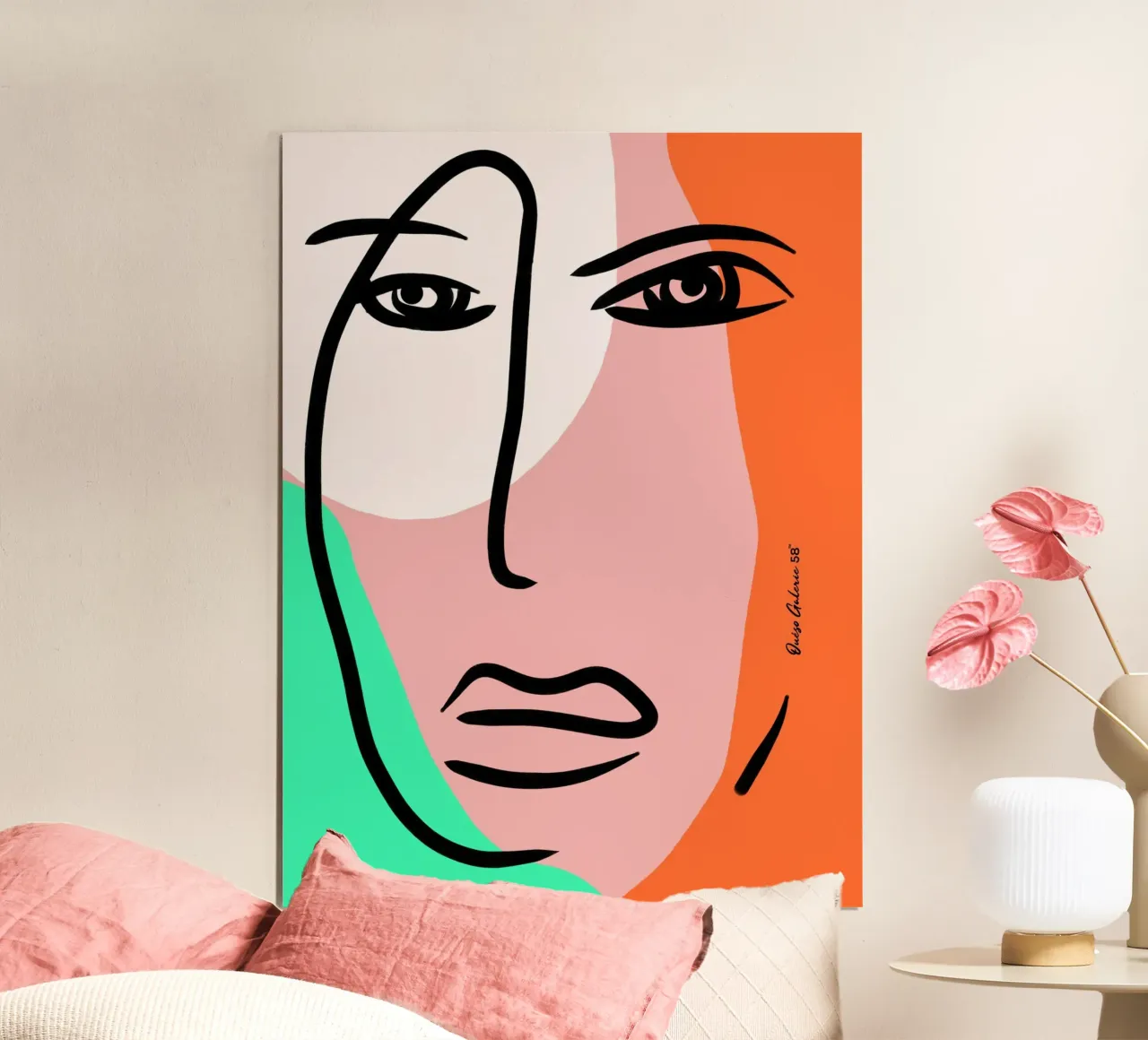 Shape Mosaic Poster von Mike Leymi