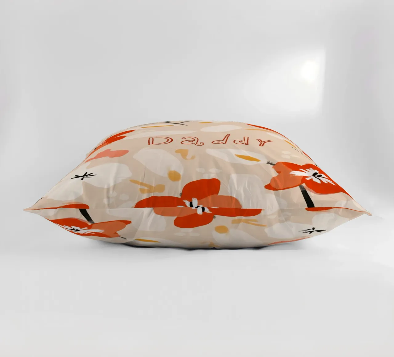 Daddy decorative cushion by treechild