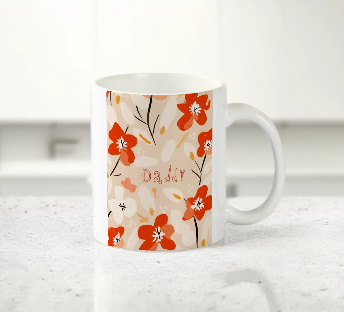 Daddy ceramic mug by treechild