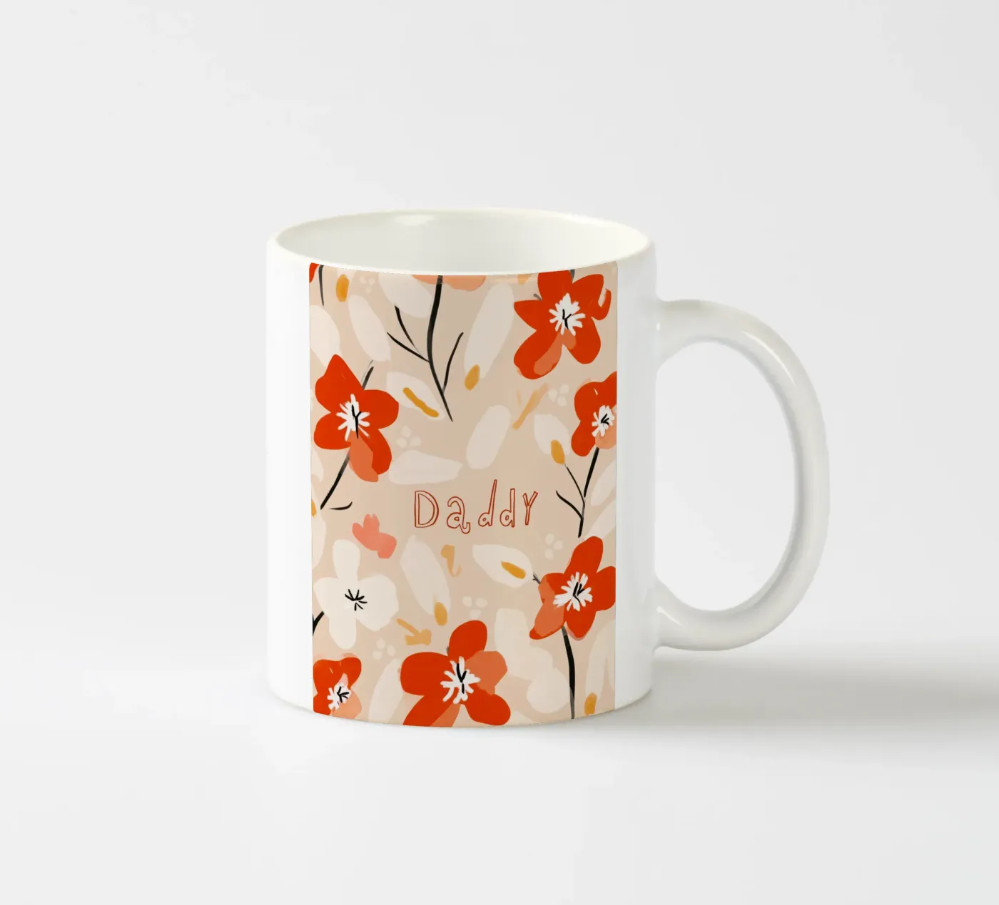 Daddy ceramic mug by treechild