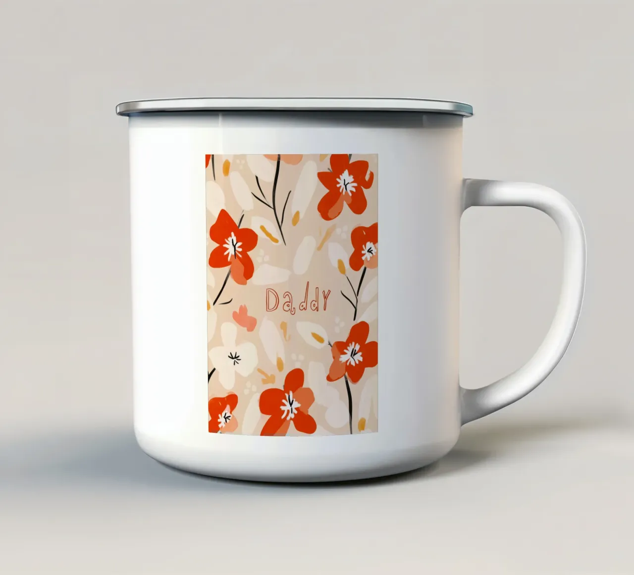 Daddy tazza in smalto da treechild