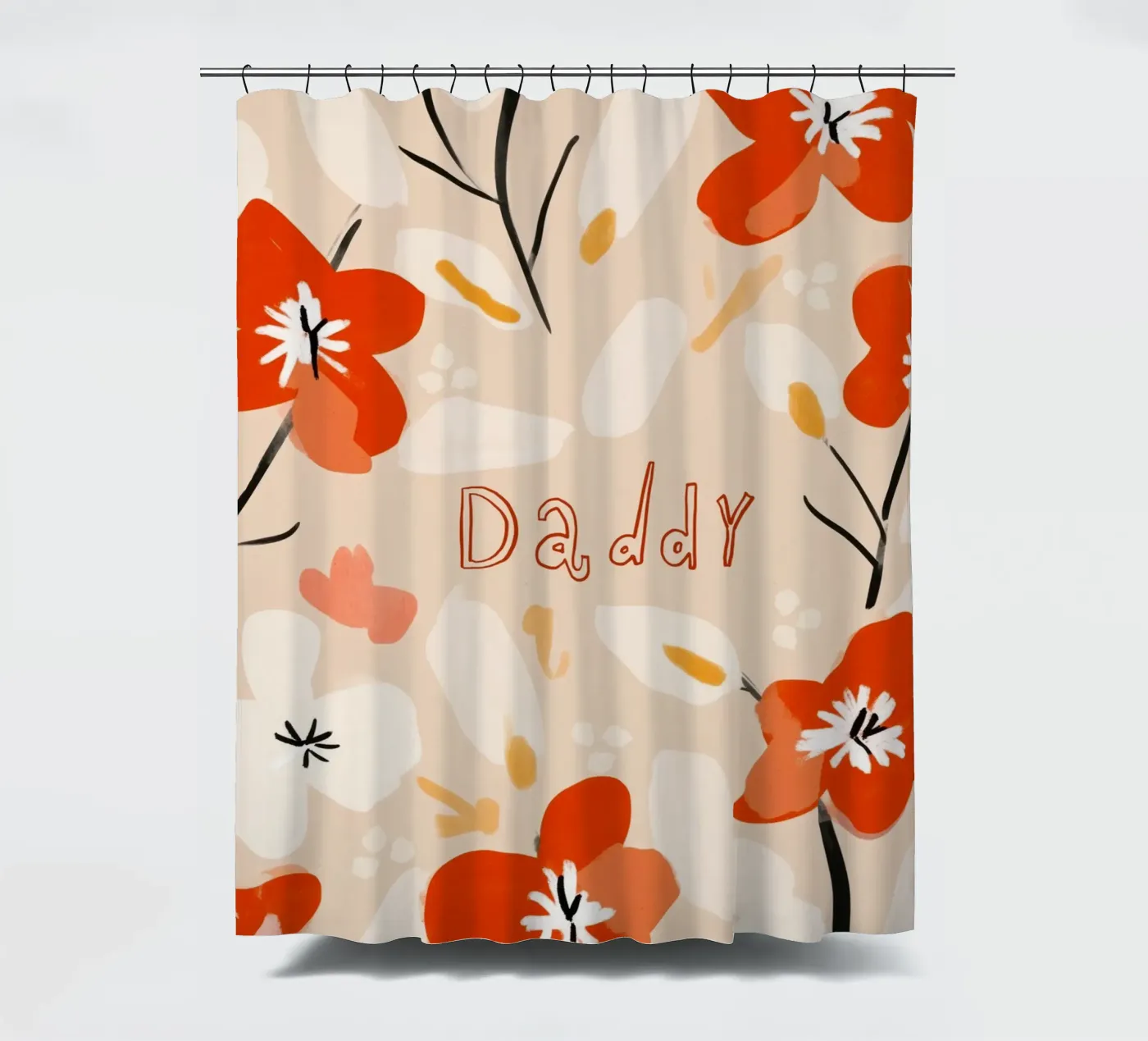 Daddy Duschvorhang von treechild