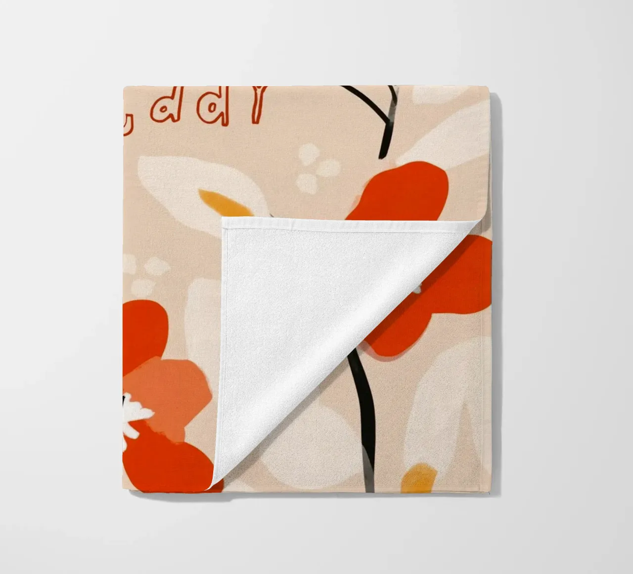 Daddy beach towel by treechild