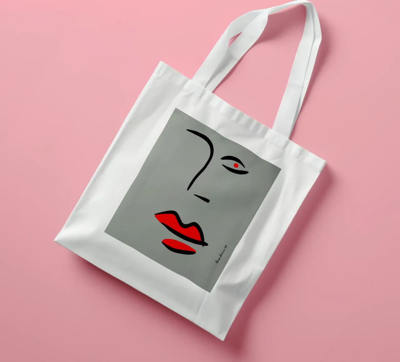 Harmony in Color borsa in juta da Mike Leymi