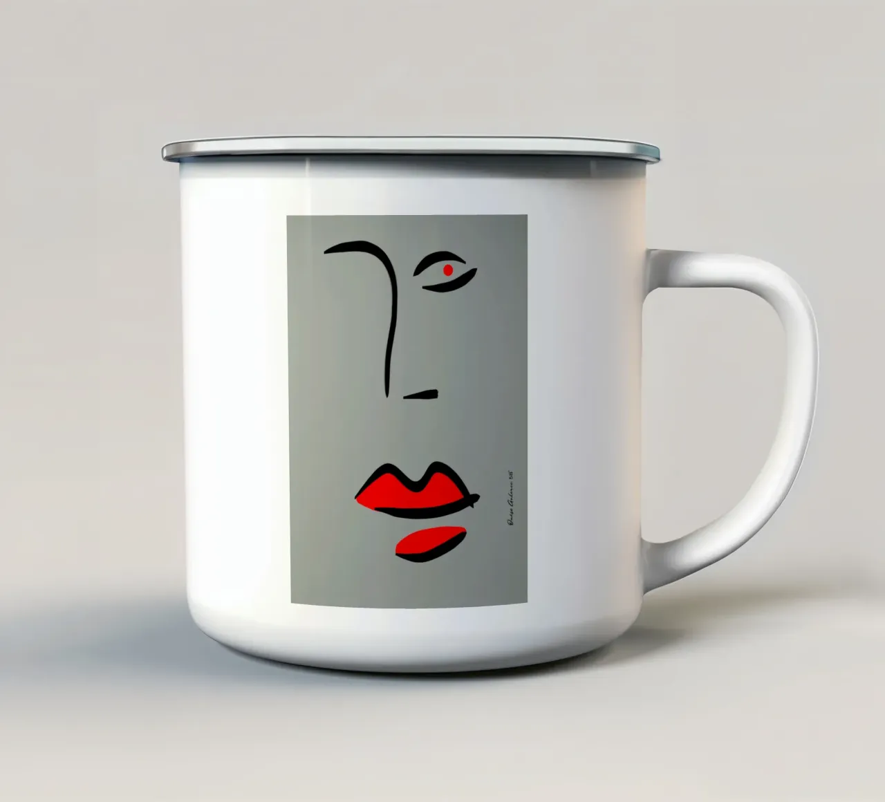 Harmony in Color tazza in smalto da Mike Leymi