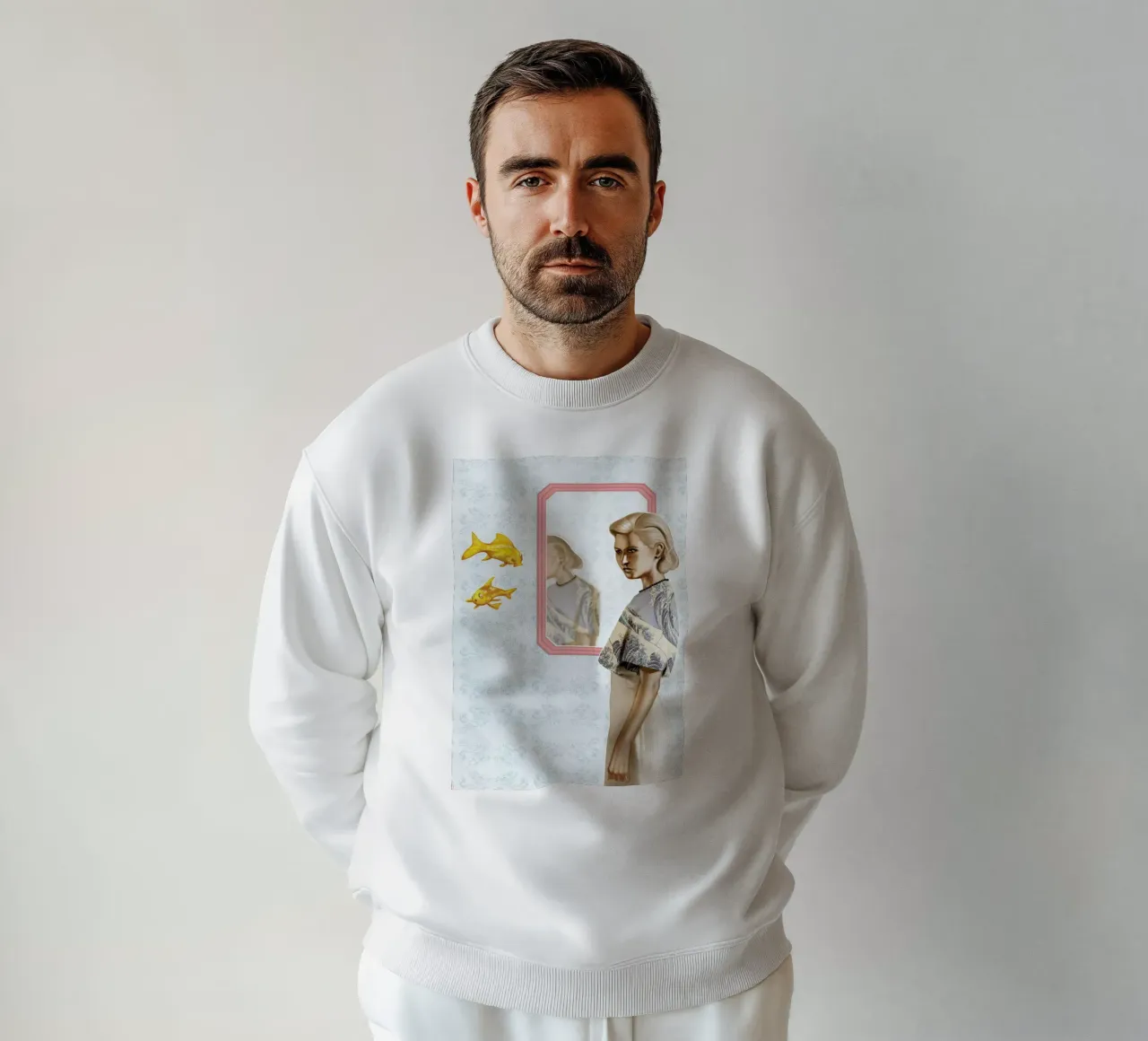 Mirrow Mirror felpa da Alexander Grahovsky