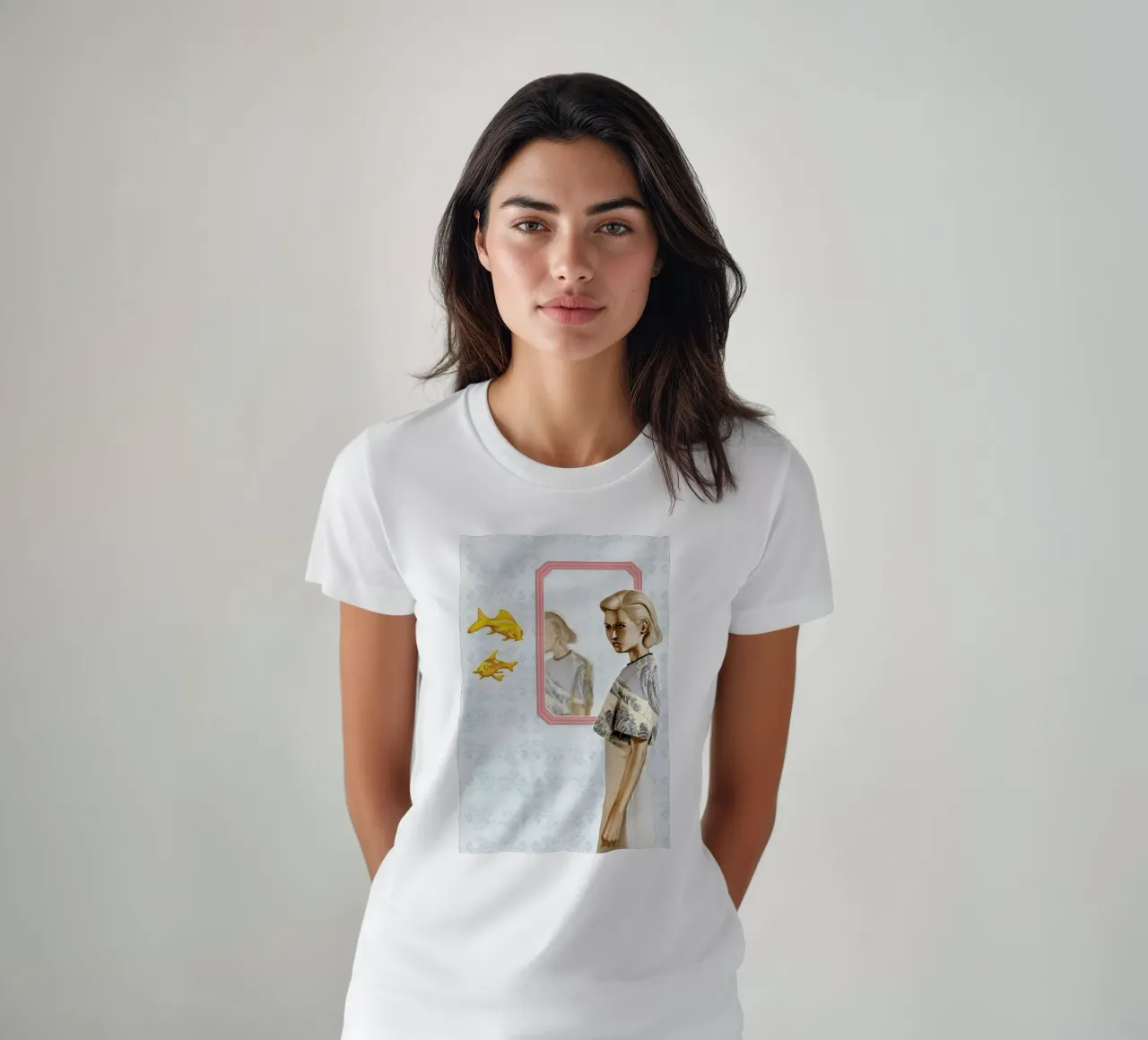 Mirrow Mirror t-shirt da Alexander Grahovsky