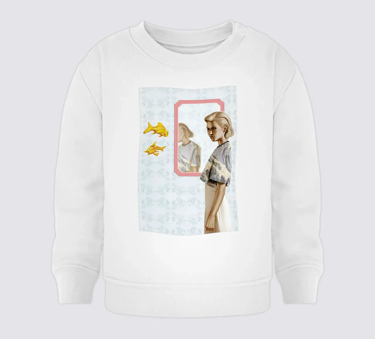 Mirrow Mirror felpa neonato da Alexander Grahovsky