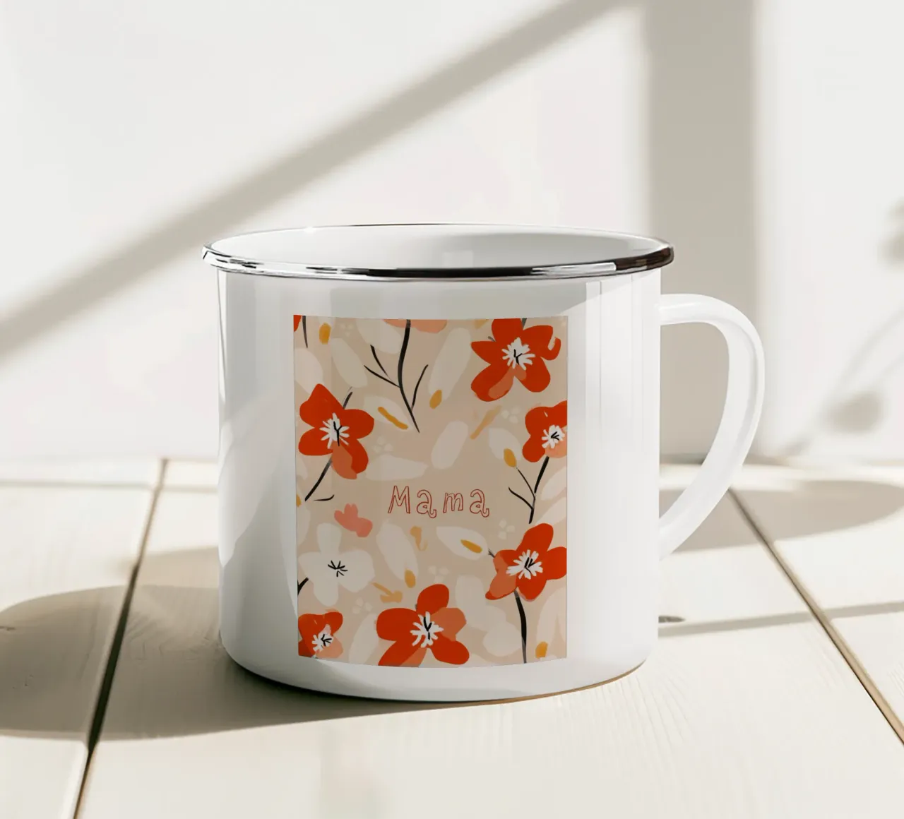 Mama tazza in smalto da treechild