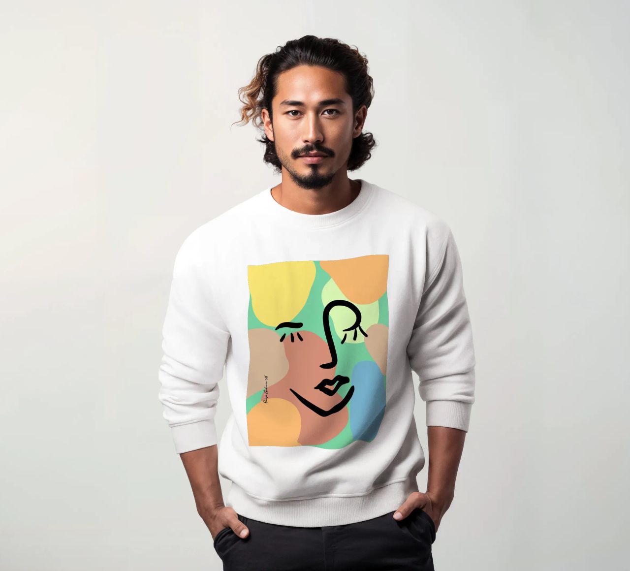 Vivid Fluidity sudadera de Mike Leymi