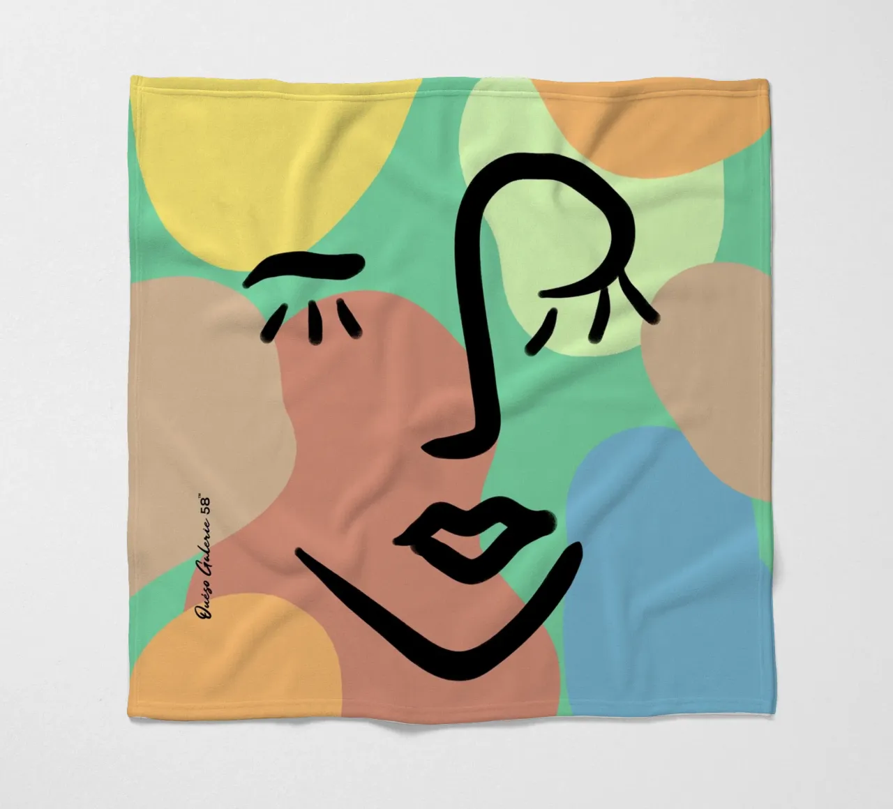 Vivid Fluidity Fleecedecke von Mike Leymi