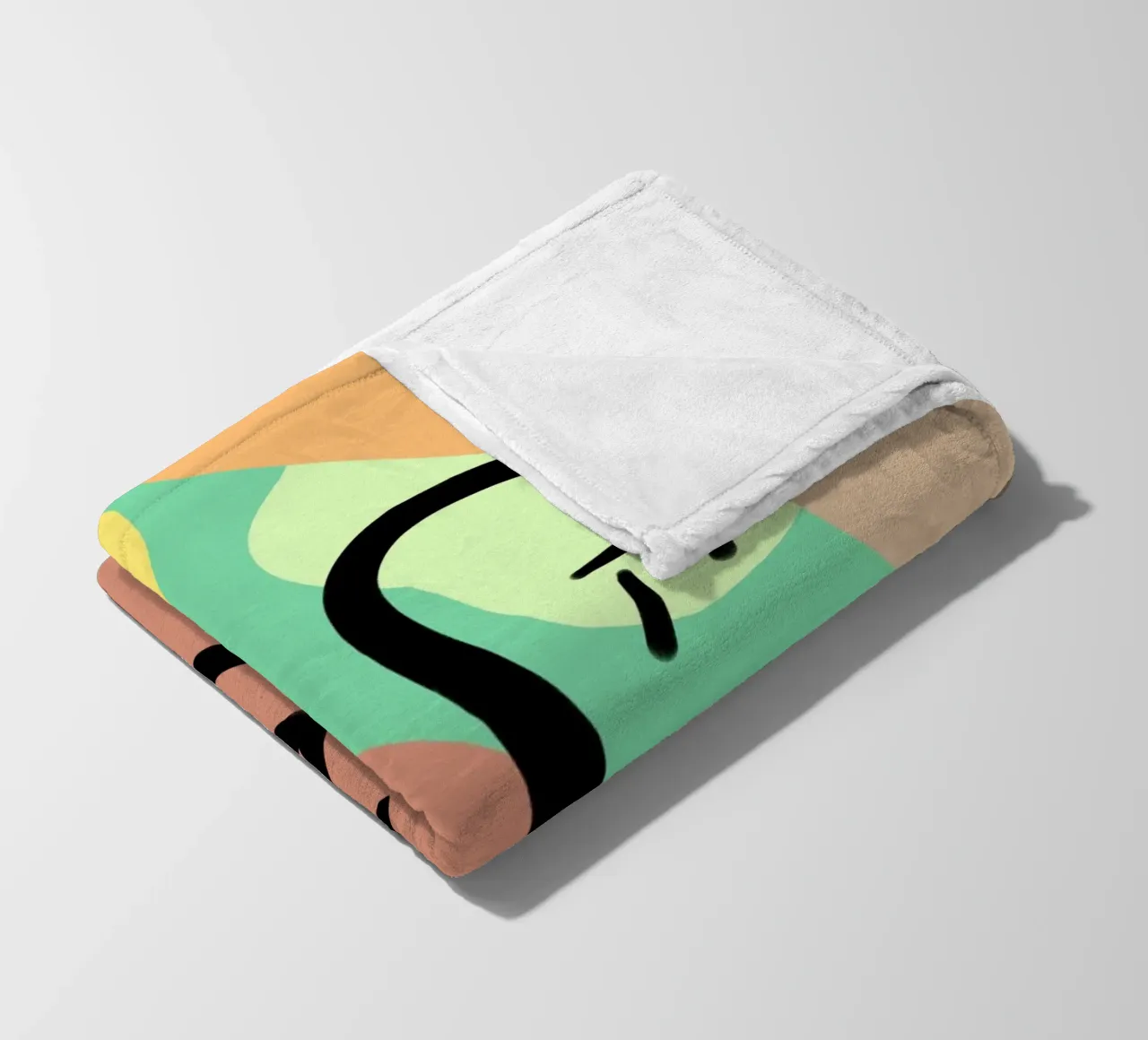 Vivid Fluidity Fleecedecke von Mike Leymi