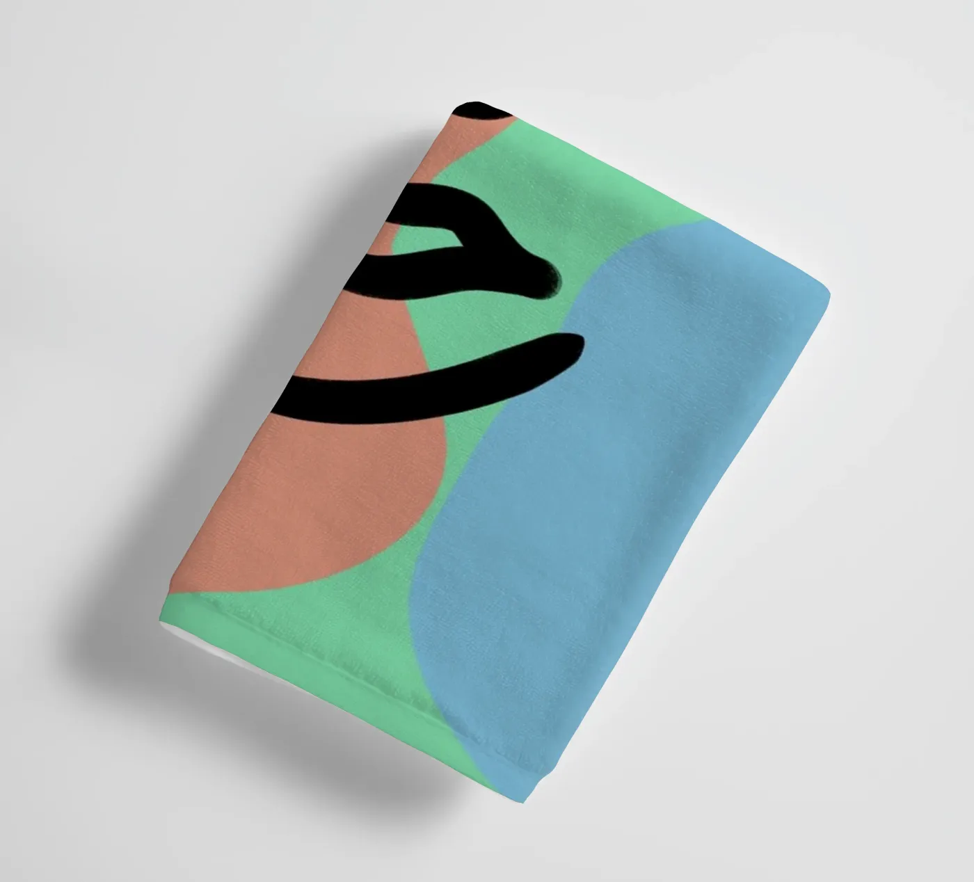 Vivid Fluidity towel by Mike Leymi