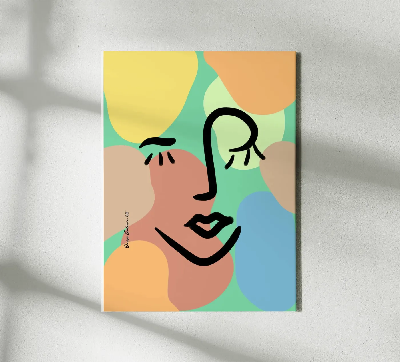 Vivid Fluidity canvas by Mike Leymi