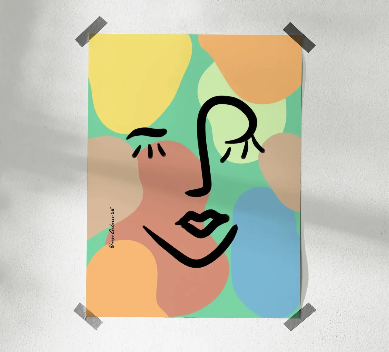 Vivid Fluidity poster da Mike Leymi