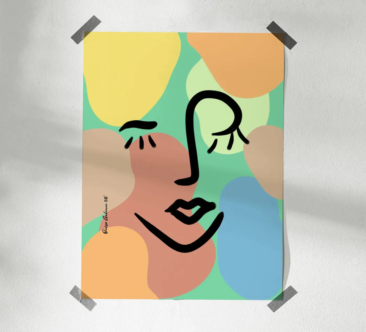 Vivid Fluidity poster da Mike Leymi