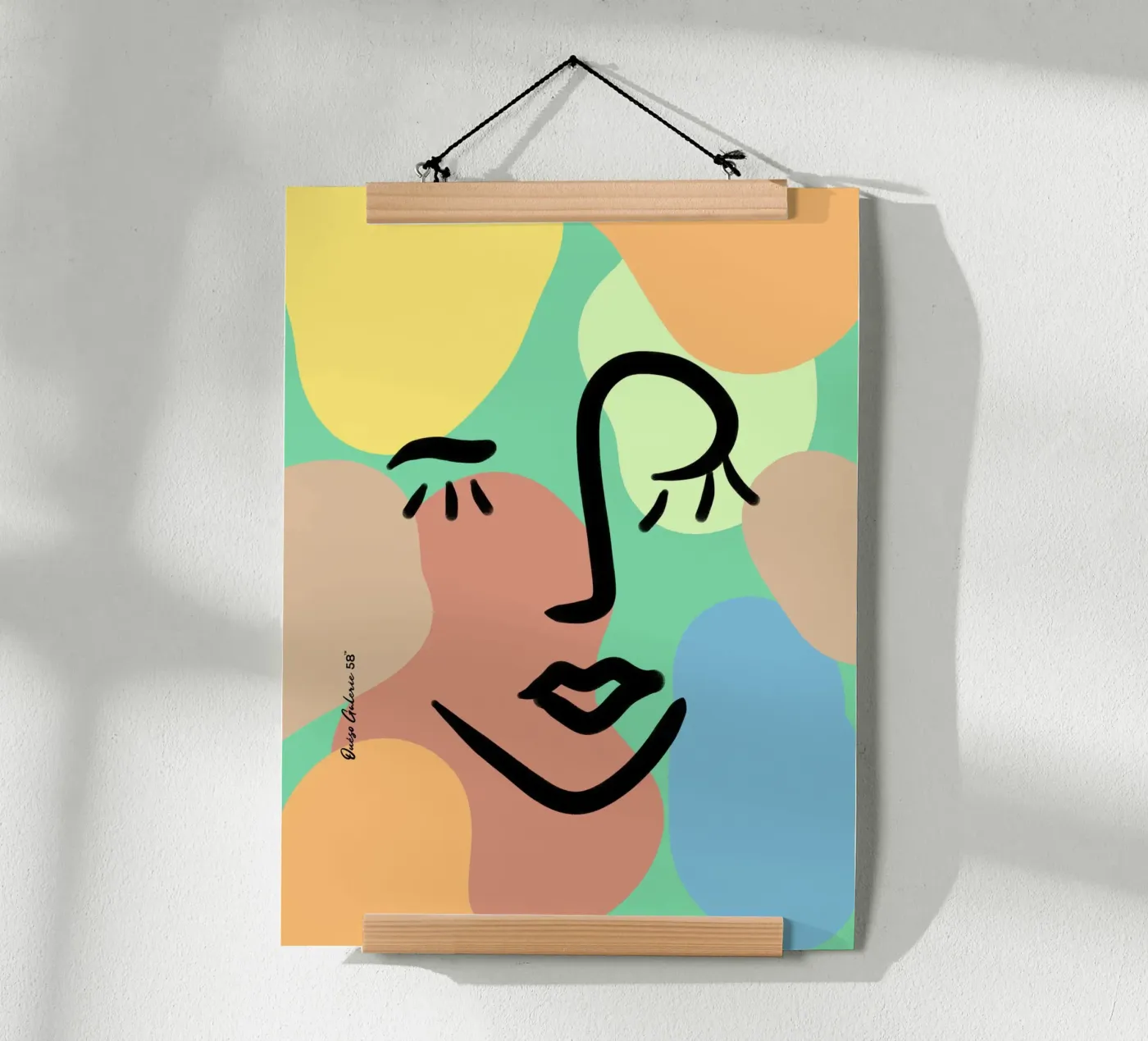 Vivid Fluidity poster da Mike Leymi