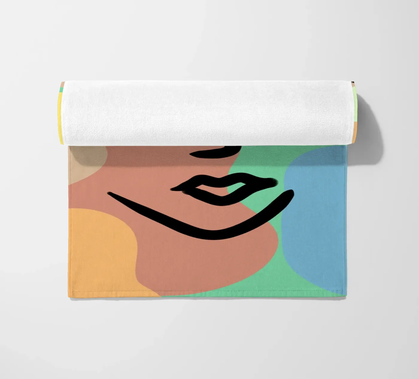 Vivid Fluidity strandhanddoek van Mike Leymi